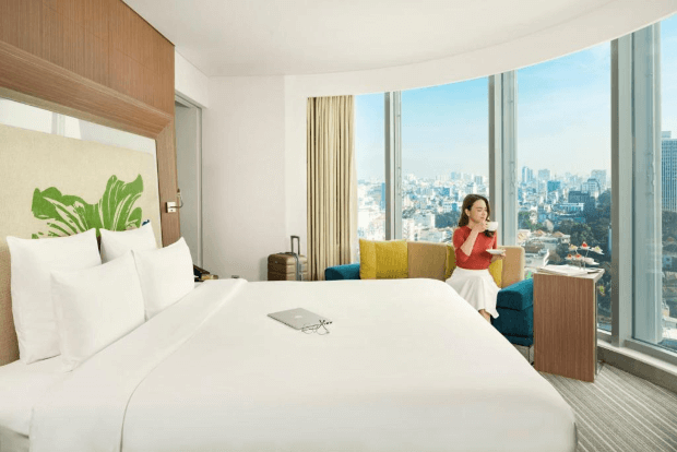 Top 10 khách sạn 4 sao Sài Gòn - Phòng ngủ khách sạn Novotel Centre