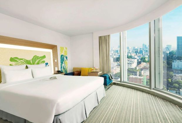 Top 10 khách sạn Hồ Chí Minh sang trọng bậc nhất - Phòng ngủ khách sạn Novotel Saigon Centre