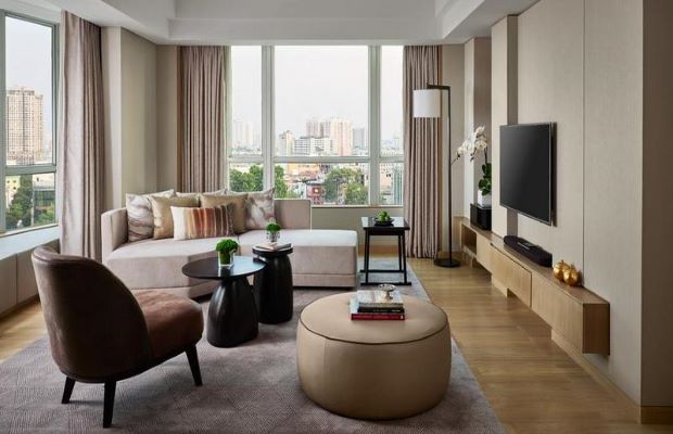 Phòng Presidential Suite ở khách sạn New World Saigon