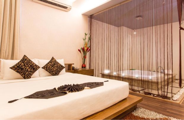 Căn phòng của Valentine Hotel mang "hơi thở" của sự lãng mạn cho các cặp đôi
